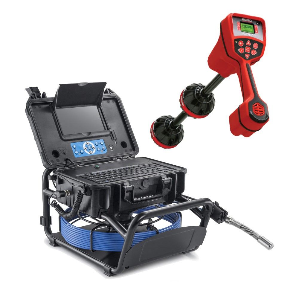 Camara Inspeccion Panter F27HD Plus con sonda con localizador Ridigd 512Hz