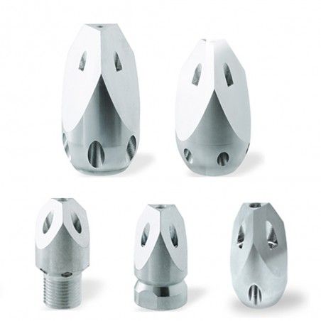 Toberas triangulares con Inserciones