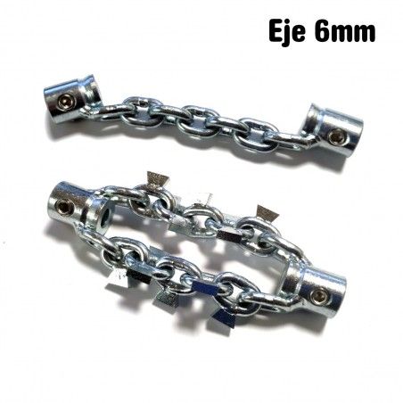 Cadenas limpiadoras para equipo de resinado - Eje 6mm