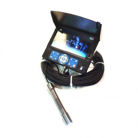 Monitor con 30 metros de cable ultra flexible con cabezal de 23mm