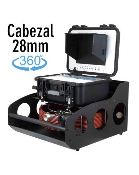 Cámara de Inspección Panter G28 - 40 metros Φ7.0mm - Robotizada con sonda 512Hz