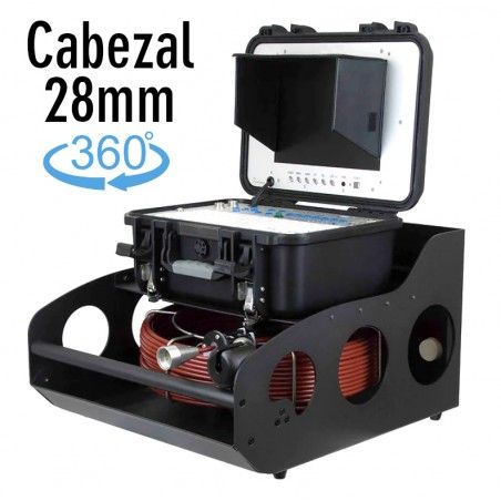 Cámara de Inspección Panter G28 - 40 metros Φ7.0mm - Robotizada con sonda 512Hz