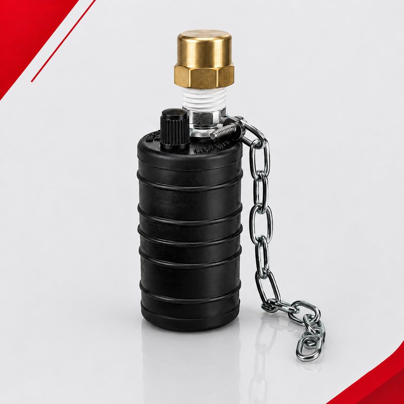 Obturador neumático pequeño con bypass hasta 150 mm para taponar tuberías sin cortar el caudal | Suministros Pantera